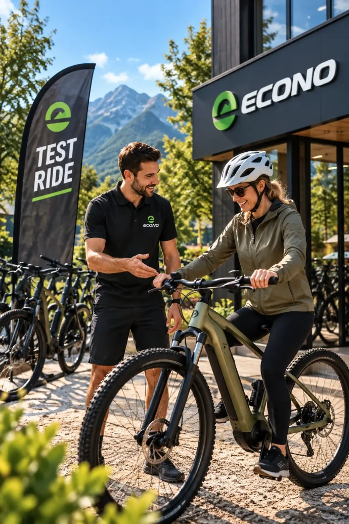 Test ride an e-bike