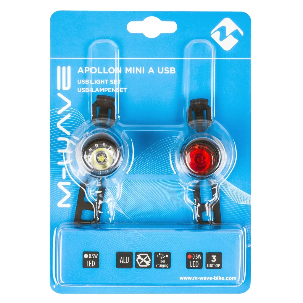 Set luči M-Wave Apollon Mini USB