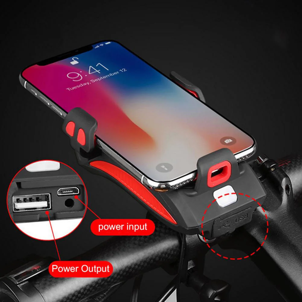 COBRA front light with phone carrier and horn Internal battery 4000mah