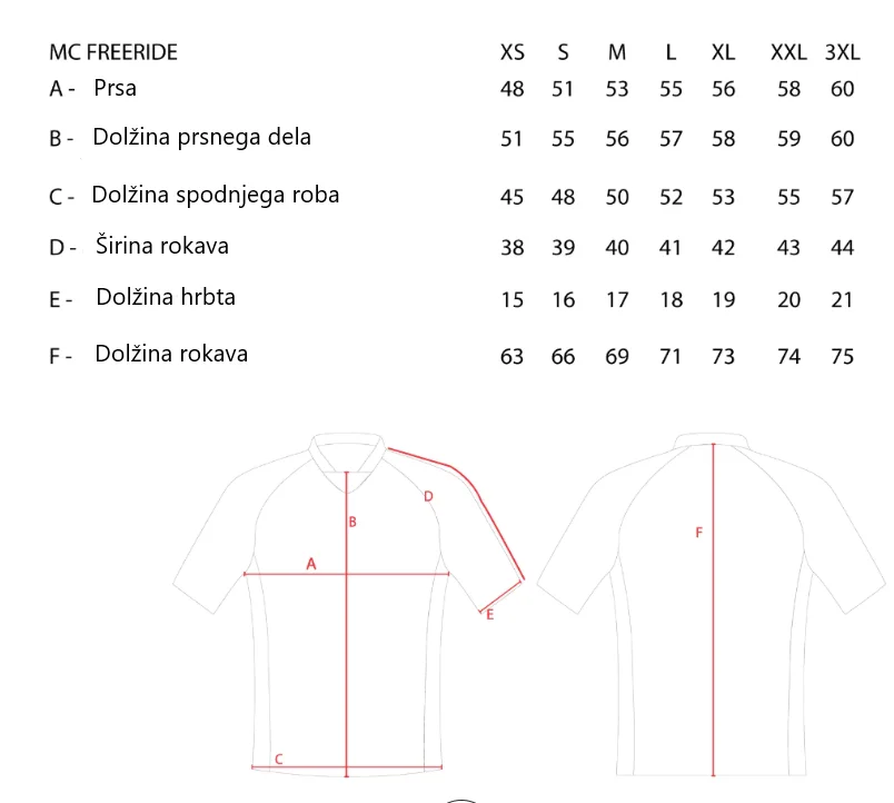 Kolesarska majica Econo - Freeride Fango