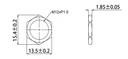 Ženski konektor MDA DC 2.1 3 pin