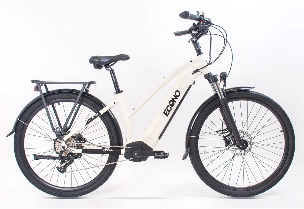 Električno kolo ECONO Equus TRK C4 trapez bela krem 2024