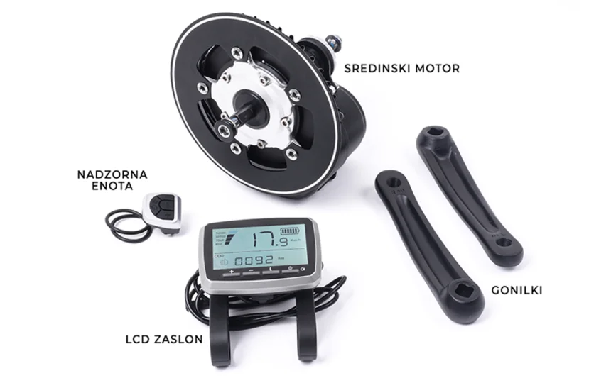 Centralni motor TSDZ2 z VLCD5 36V 250W