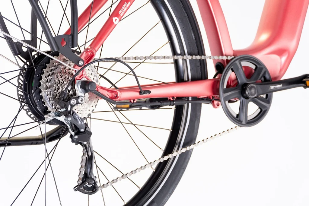 Električno kolo ECONO Apes CITY EER4 Wine red 2025