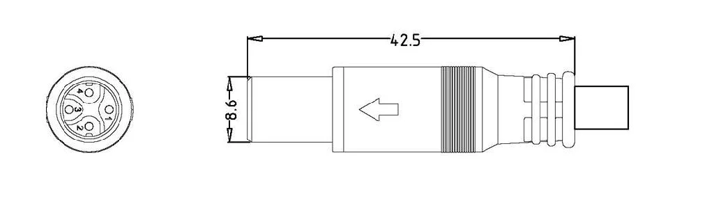 Polnilec za 36V baterijo ECONO / 4A 4-pin UART