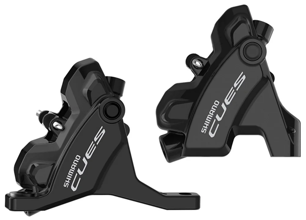 Shimano (Group)11s, Cues U6030, 2x prestavno zavorna ročka, 2x zavorna čeljust, 2x zavorni disk RT54-160, gonilka z verižnikom, zadnji menjalnik RD-U6000 , verižnik LG400 11s, veriga LG500