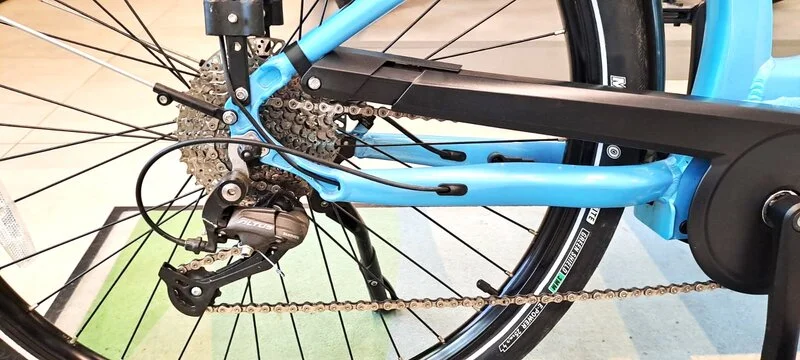 Električno kolo ECONO MARE City EEC4LK sky blue, velikost M, 500Wh_TESTNO