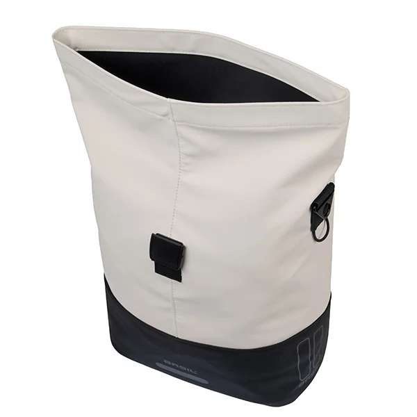 Torba za kolo Basil Cove - shopper MIK Hooks - 14–16L - off-white/black