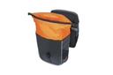 Torba za kolo Miles Tarpaulin - double bag MIK - 34 liter - black/orange