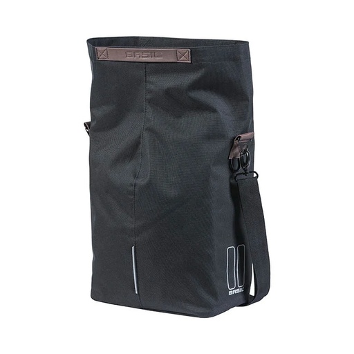 Torba za kolo Basil City - shopper MIK Hooks - 14–16L - black
