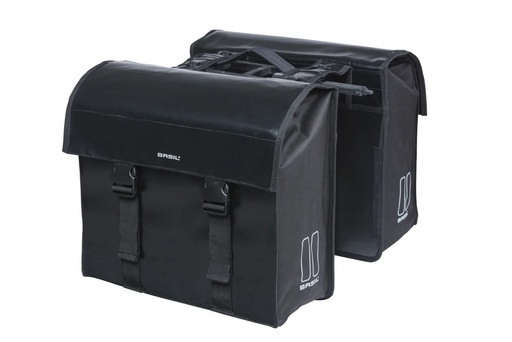 Torba za kolo Basil Urban Load - double pannier bag MIK - 48-53 litres - black