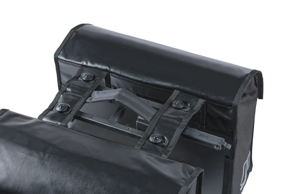 Torba za kolo Basil Urban Load - double pannier bag MIK - 48-53 litres - black