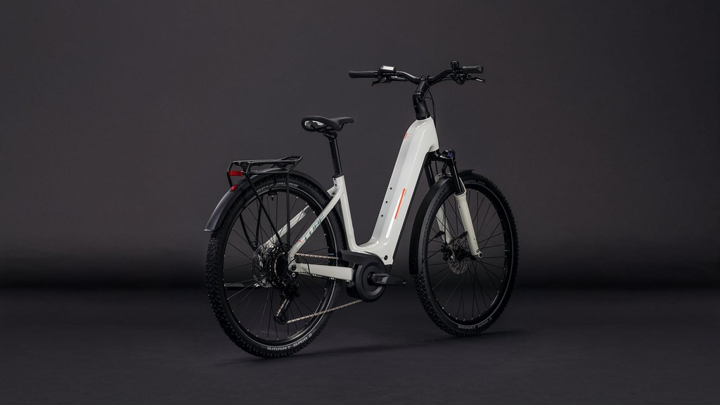 Električno kolo CUBE Nuride Hybrid Performance 600 desertstone´n´grey Easy Entry 2026 