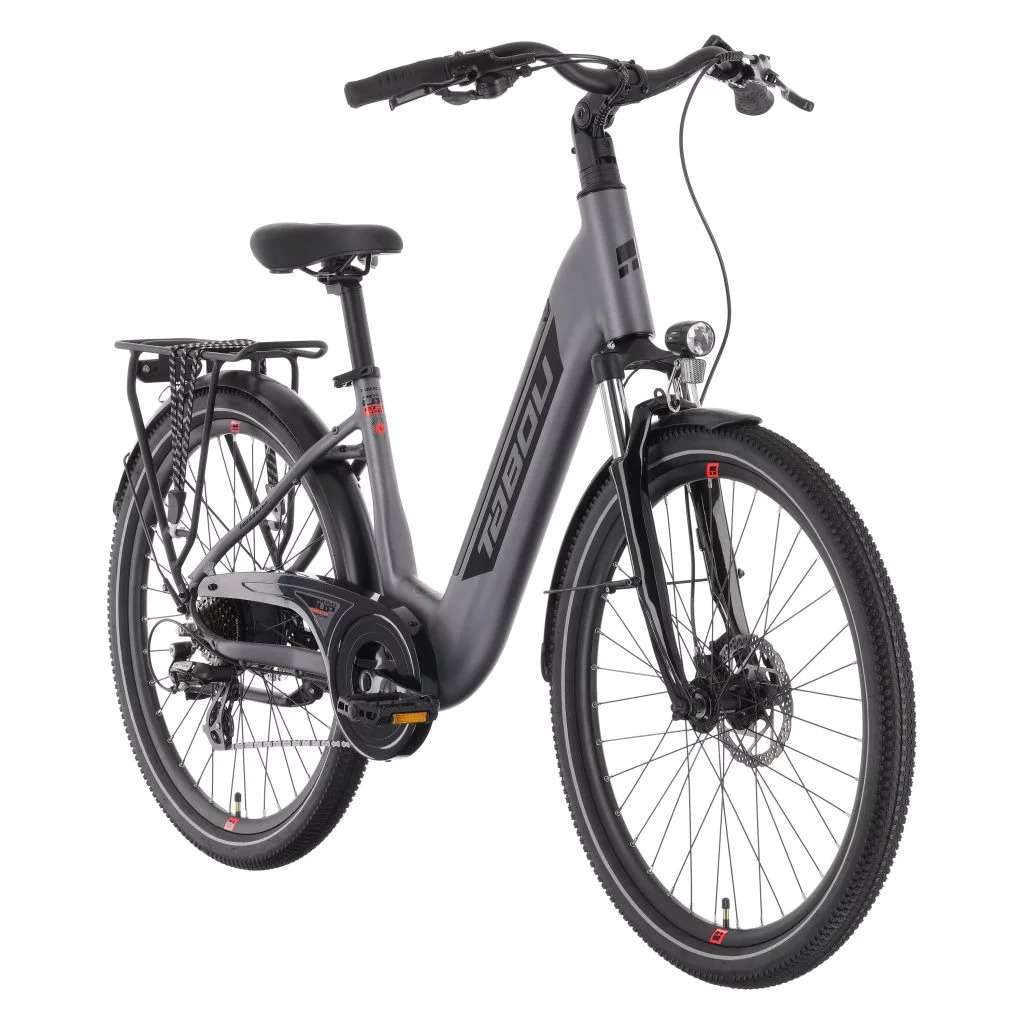 Električno kolo TABOU 26 MONO UP ECO PLUS JR, 630Wh, grey/black 2026