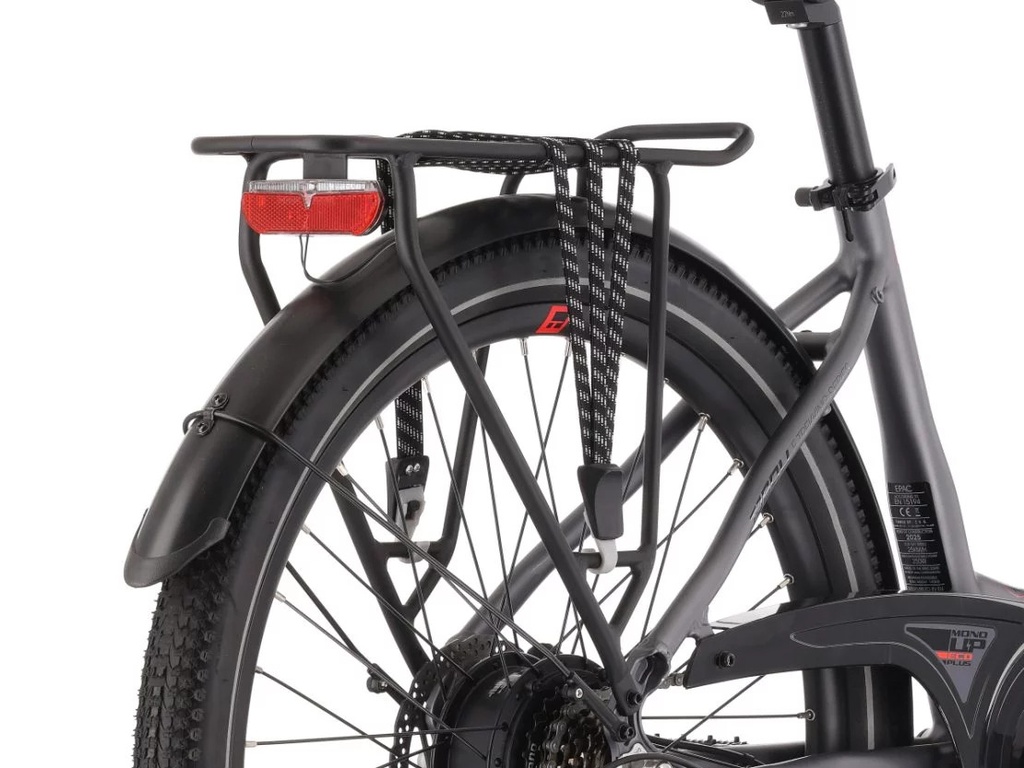 Električno kolo TABOU 26 MONO UP ECO PLUS JR, 630Wh, grey/black 2026