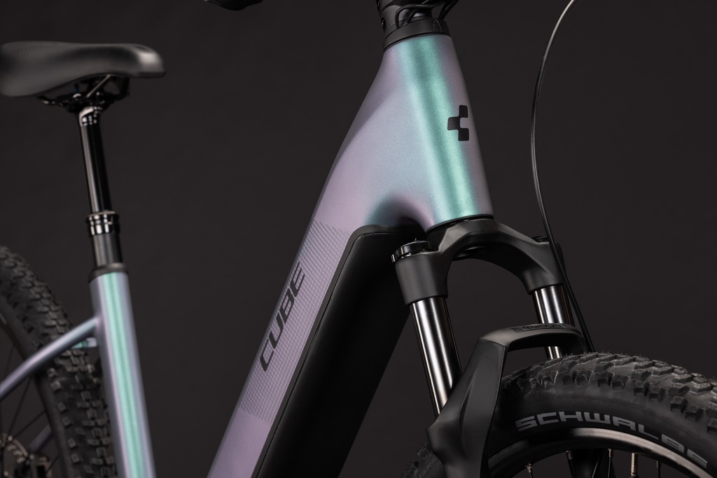 Električno kolo Cube Reaction Hybrid Pro 800 polarlight'n'black Easy Entry 2027 