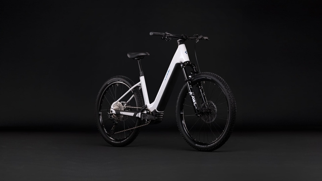 Električno kolo Cube Reaction Hybrid Race 800 snow´n´black Easy Entry 2027
