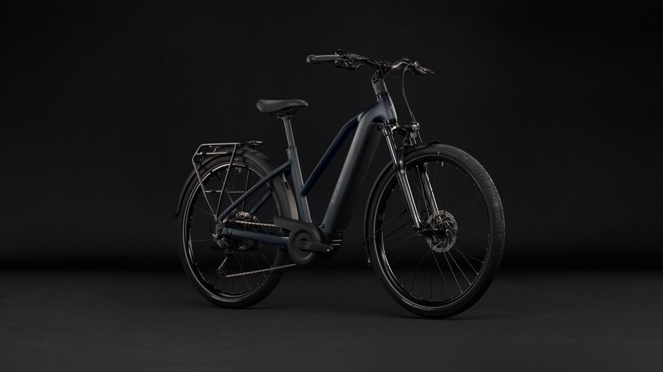 Električno kolo CUBE Touring Hybrid ONE 600 grey´n´coolgrey Trapeze 2027