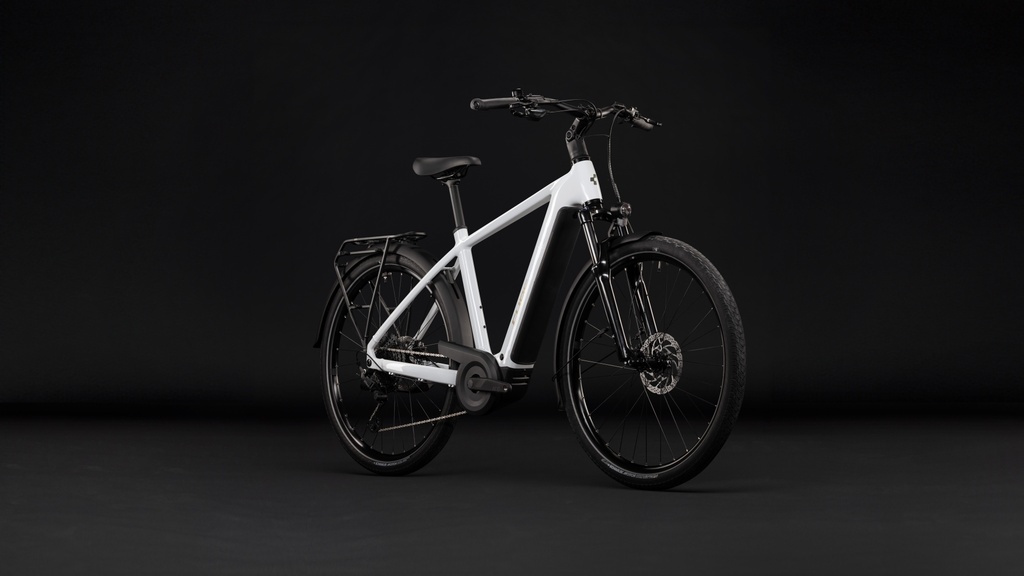 Električno kolo CUBE Touring Hybrid ONE 600 metallicwhite´n´chrome 2027 