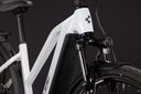 Električno kolo CUBE Touring Hybrid ONE 600 metallicwhite´n´chrome Trapeze 2027