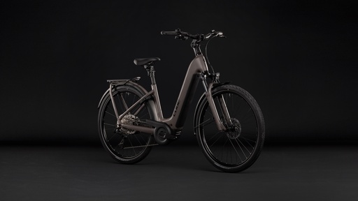 Električno kolo CUBE Kathmandu Hybrid ONE 800 cedar'n'chrome Easy Entry 2027