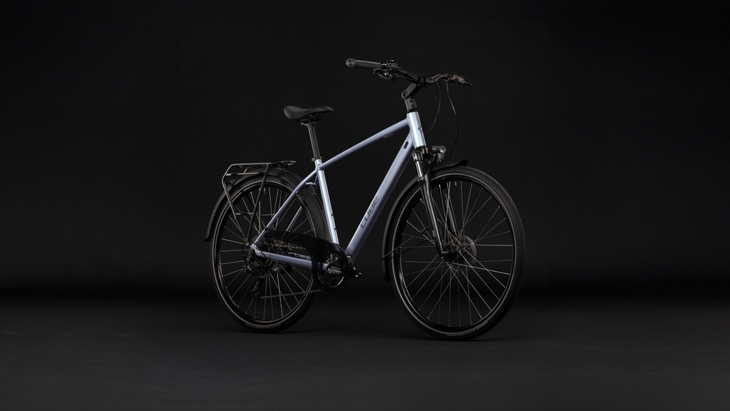 Treking kolo CUBE Touring ONE silver-blue and reflective 2027