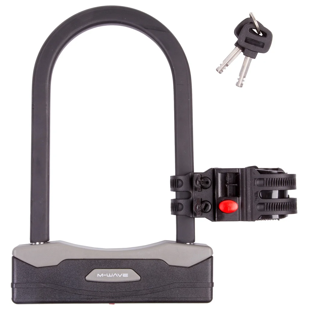 Bike lock M-WAVE B  247 black grey