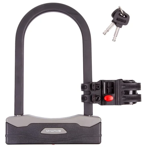 Bike lock M-WAVE B  247 black grey