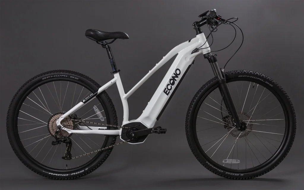 Electric bike ECONO Equus MTB C5 Trapez White M 730wh TEST BIKE