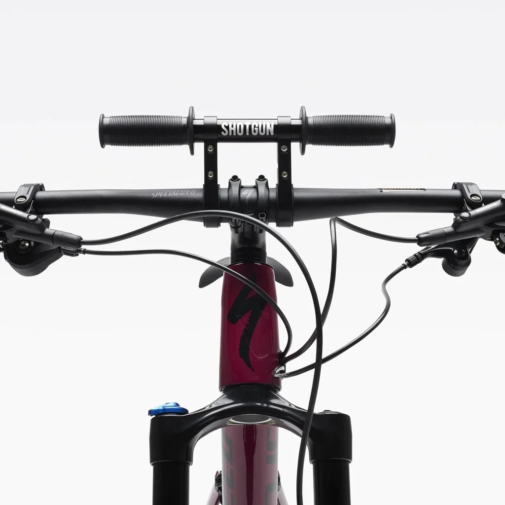 Children's rudder for a shotgun bike