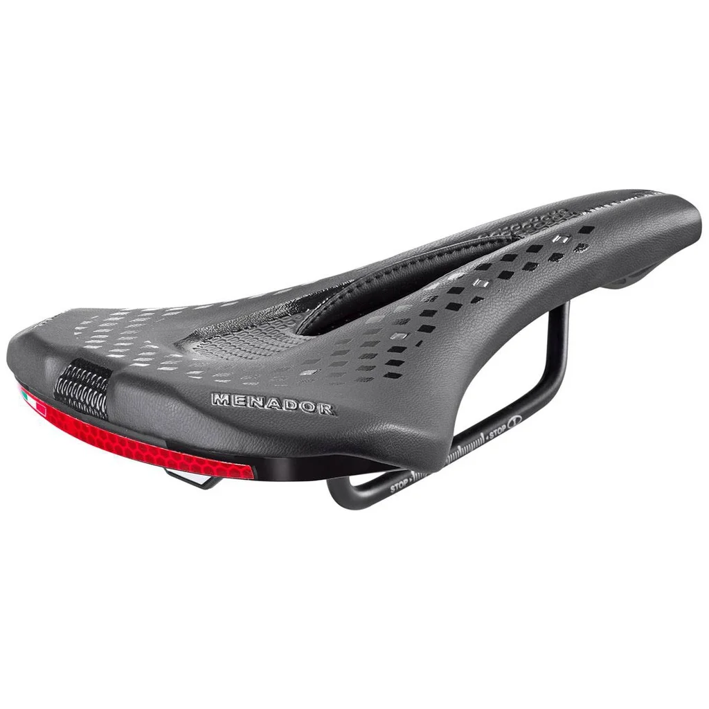 SEAT) Selle Monte Grappa BMG S010 Menador Air Flow Black Print W/Out Clamp