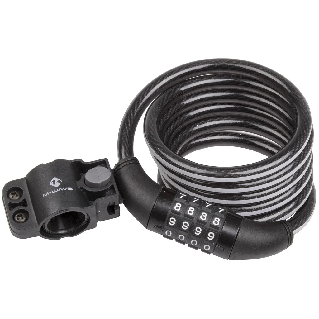 Bike lock M-Wave DS 10x1800 black