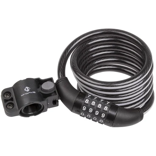 Bike lock M-Wave DS 10x1800 black