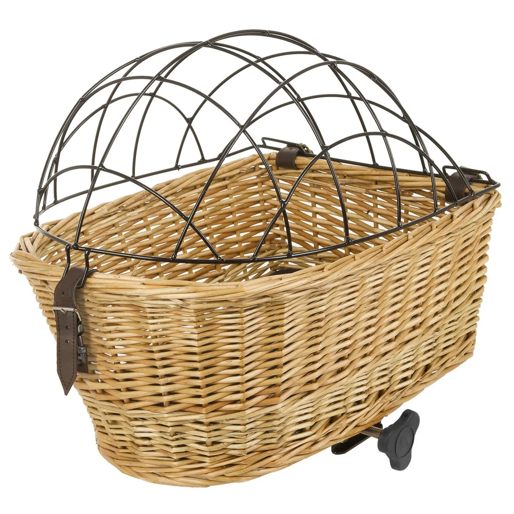 Bike basket M-WAVE CARRIER TOP (with a cage)
