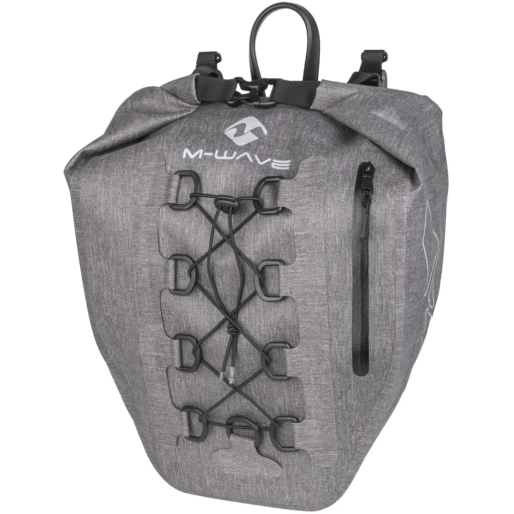 Bike bag M-WAVE Suburban Carry grey