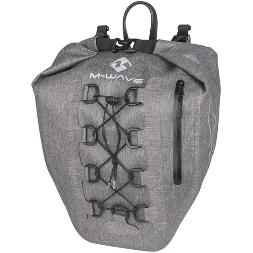 Bike bag M-WAVE Suburban Carry grey