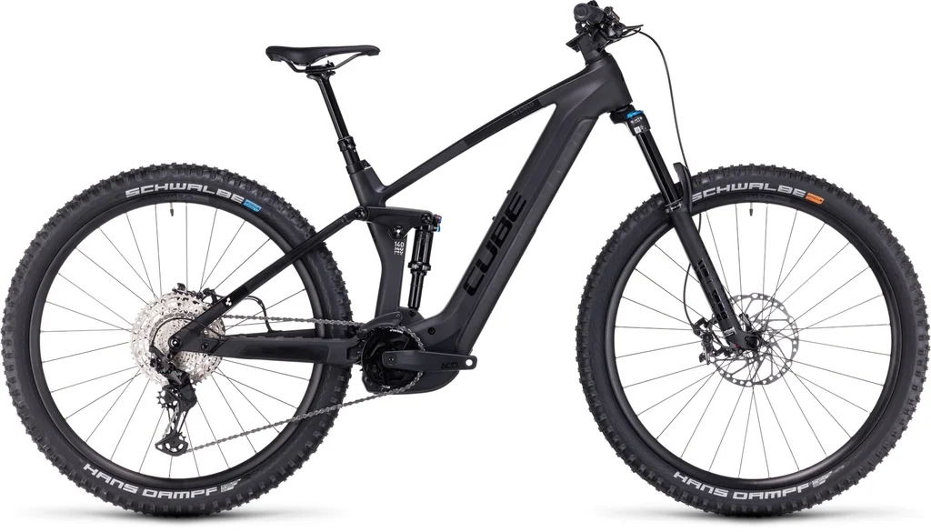Electric bike CUBE STEREO HYBRID 140 HPC SLX 750 2024 (Carbon 'n' Reflex, S)