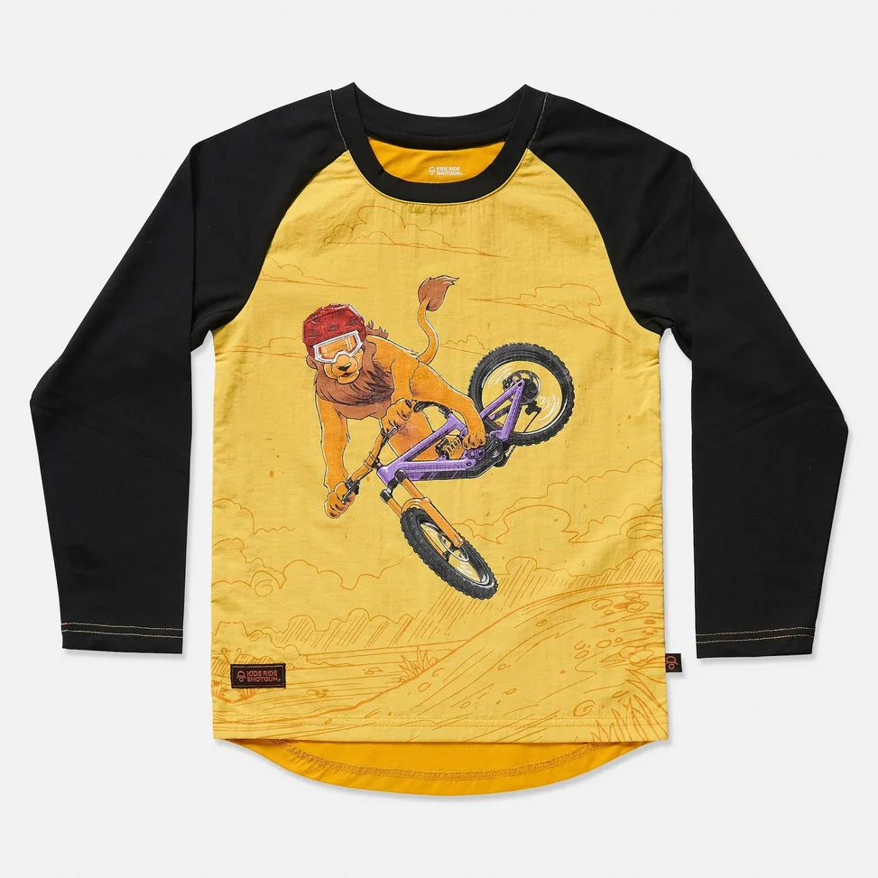 Children MTB Jersey Shotgun Lion YXS Size 4