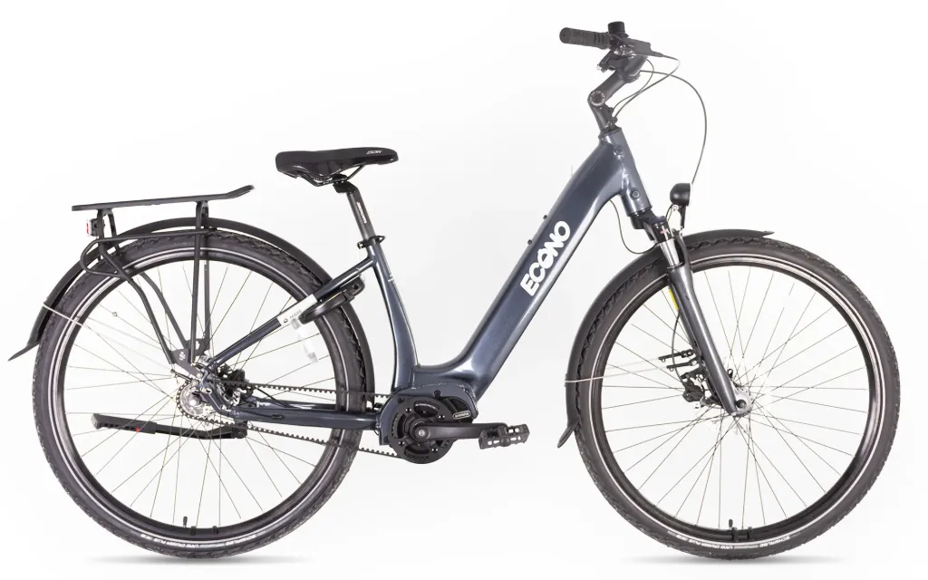 Električno kolo ECONO Mare CITY EECALK (AUTO) Antracit (M, 800Wh (23Ah))