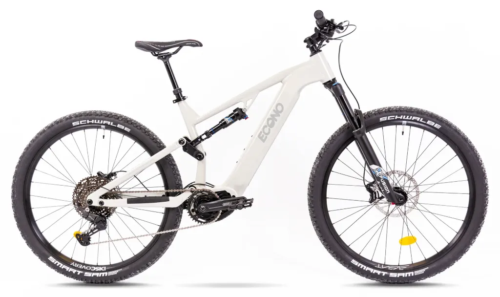 Electric bike ECONO Pantera C8 140 Grey (XL, 520Wh (15Ah))