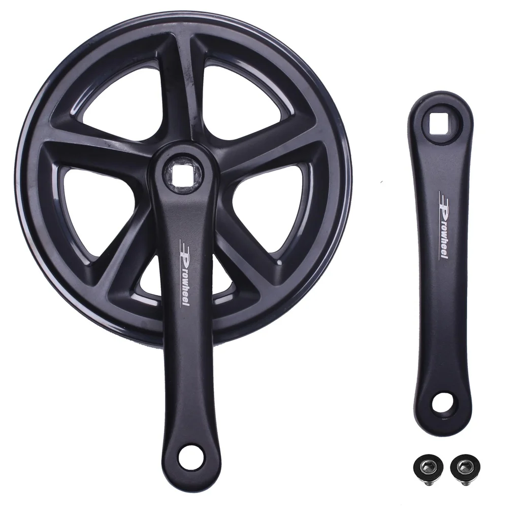 Set gonilk (Chainwheel) PROWHEEL PRO-V38PP, 38T 170mm double plastic chainguard (black), chainline 45mm