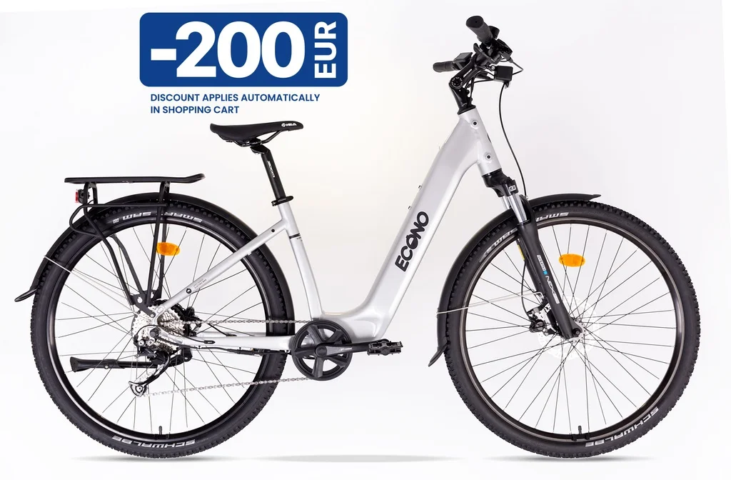 Electric bike ECONO Apes SUV EER4 Aluminium grey
