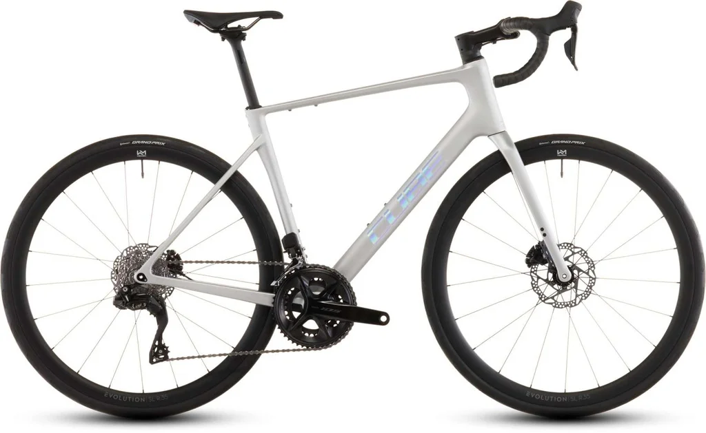 Road bike CUBE Attain C:62 SLX sleekgrey´n´prism 2026 (50 cm)