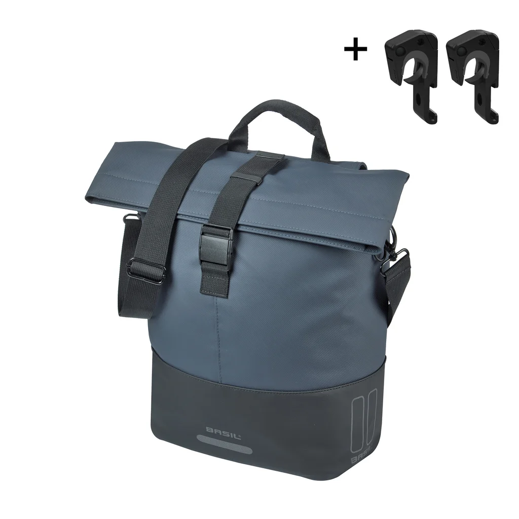 Torba za kolo Basil Cove - shopper MIK Hooks - 14–16L - navy/black
