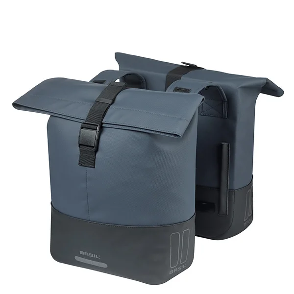 Torba za kolo Basil Cove - double pannier bag - 28–32L - navy/black
