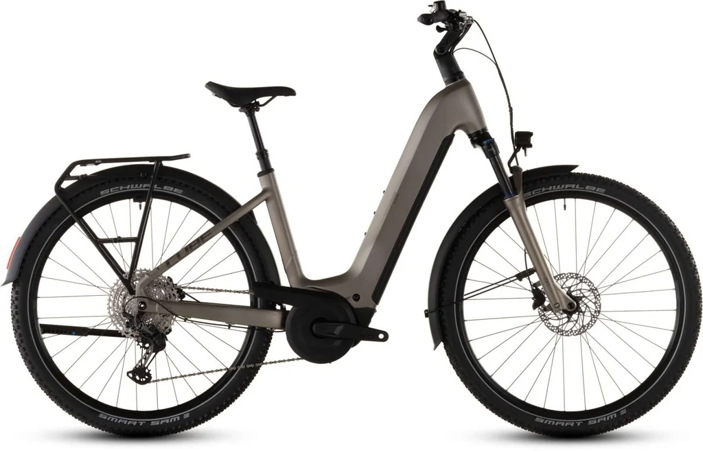 Electric bike CUBE Nuride Hybrid Pro 800 flashstone´n´chrome Easy Entry 2026 (46 cm)