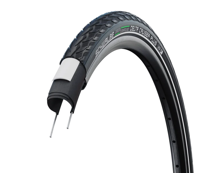 Plašč Schwalbe 26x2.00 / 50-559 Delta Cruiser Plus, PunctureGuard, TwinSkin, Green