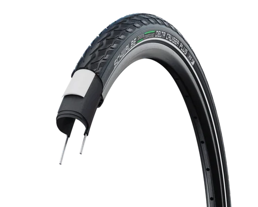 Tyre Schwalbe 26x2.00 / 50-559 Delta Cruiser Plus, PunctureGuard, TwinSkin, Green