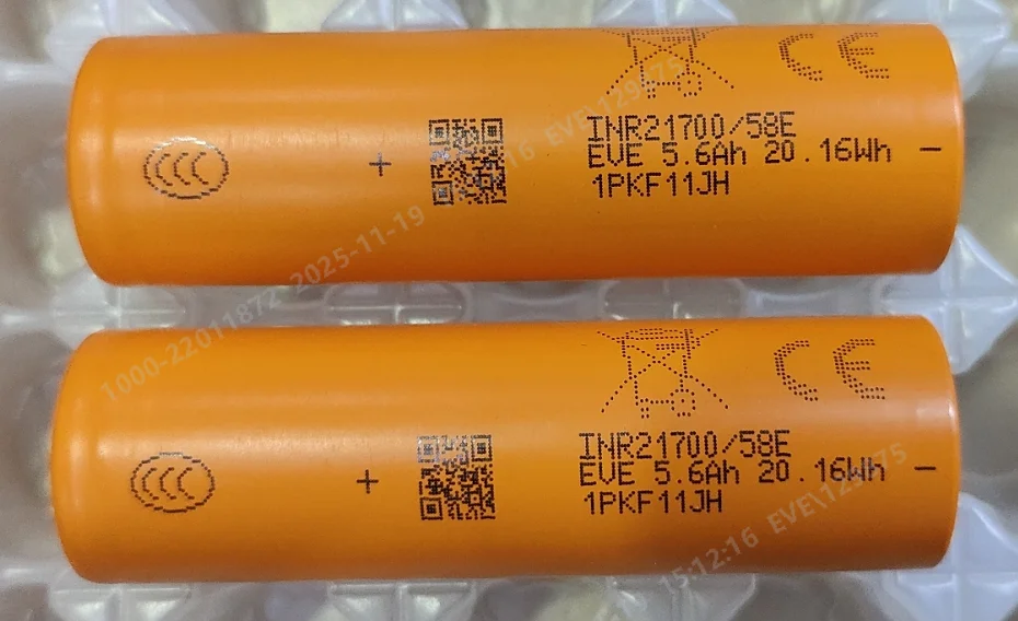 Baterijska ćelija EVE-INR21700-58E 5600mAh 16,8A