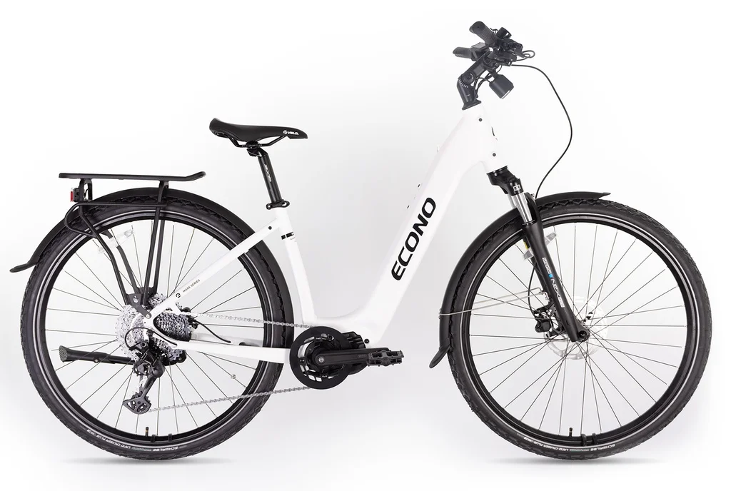 Electric bike ECONO Mare SUV 28 EEC5 Snow white, 2026 (L, 520Wh (15Ah))